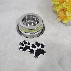 Pets Dog bowl stainless steel New
